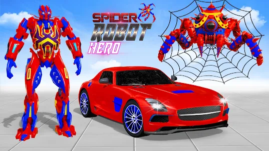 Juegos de autos robot araña