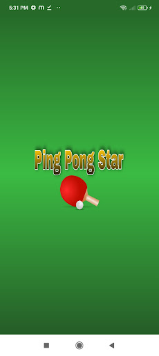 Android application Ping-pong Star screenshort