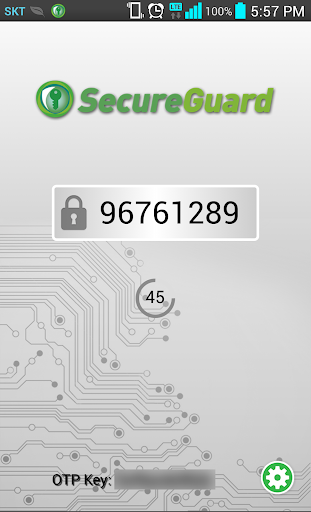 SecureGuard OTP Screen 2
