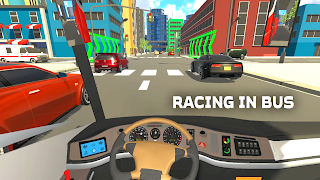 Racing in Bus - Screenshot 1