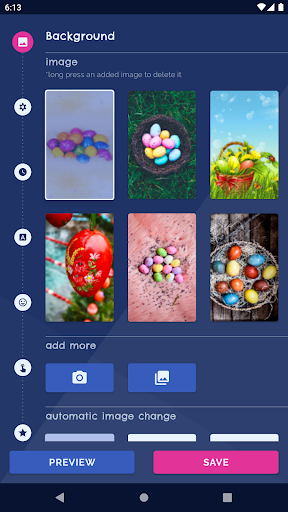 Android application Easter Eggs Live Wallpaper screenshort