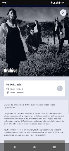 Festival du Roi Arthur Screen 3