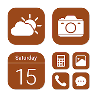 Wow Cinnamon Brown - Icon Pack
