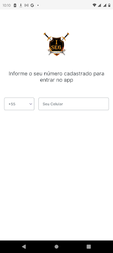 Android application ISEG TRACKER screenshort