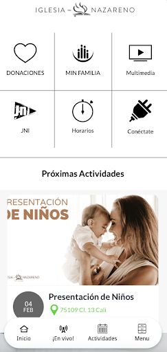 Android application Church of the Nazarene Cali screenshort