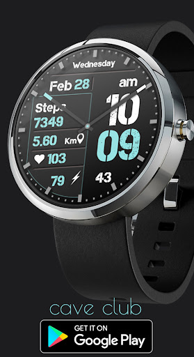 Android application CC Digital 07 Watch Face screenshort