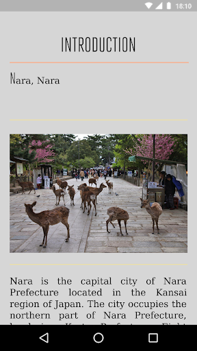 Nara Travel Guide Screen 3