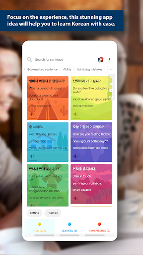 Korean Sentences Notebook Screen 2