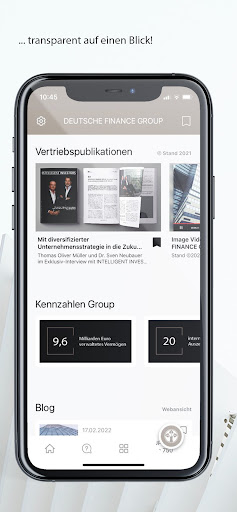 DEUTSCHE FINANCE GROUP Screen 2