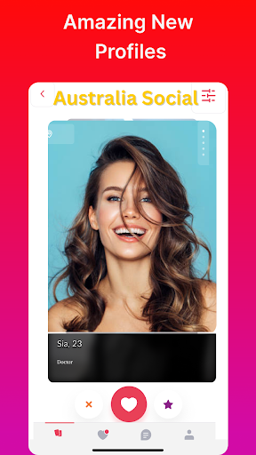 Australia Social - Dating App Screenshot 1 - AppWisp.com
