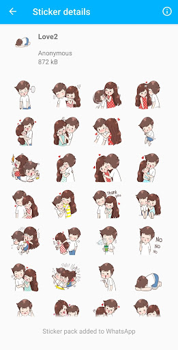 Love Stickers for Whatsapp WAS Screen 2