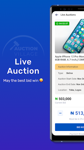 Auction Village Screen 3