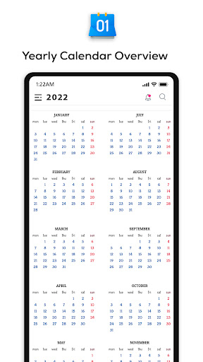 Calendar 2023 Schedule Planner Screenshot 2 - AppWisp.com