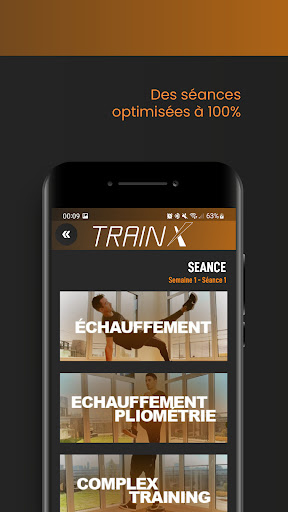 TrainX Screen 2