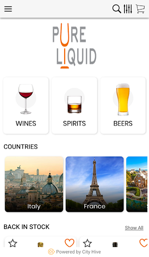 Pure Liquid Wine & Spirits Screen 3