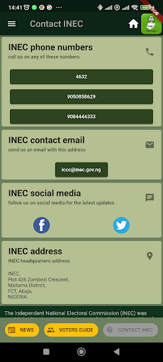 myINEC: Official app of INEC Screen 2
