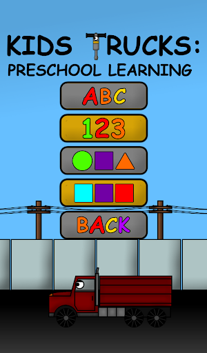 Screenshot of Kids Trucks: Preschool Games