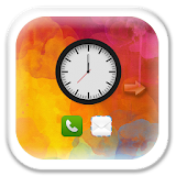 Analog Time Clock Lock Screen icon