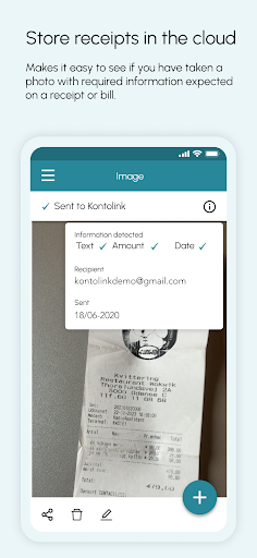 Android application Kontosnap by Kontolink screenshort