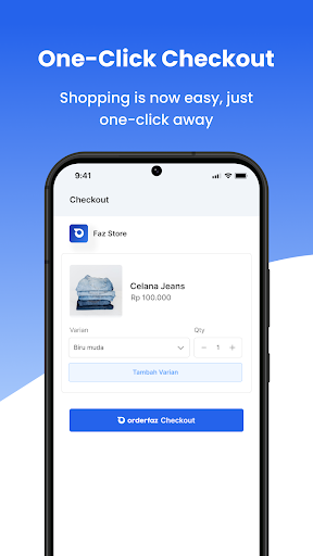Orderfaz Checkout & Keyboard Screen 2