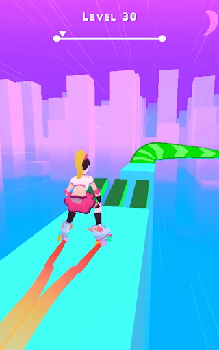 Sky Roller: Rainbow Skating - Action - games