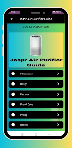 Jaspr Air Purifier Guide