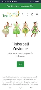Tinkerbell Costume Zone
