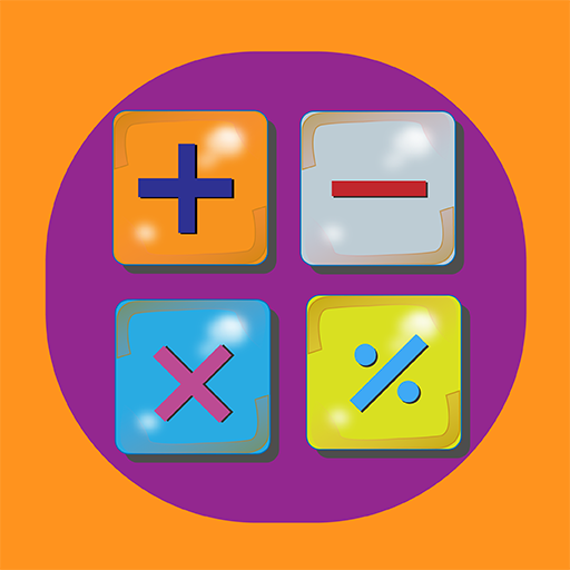 Four Operations-Blue Math Game logo