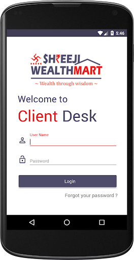 Android application Shreeji Wealthmart screenshort