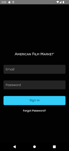 Android application AFM Screenings on Demand screenshort