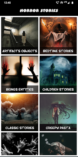Android application Horror and Bedtime stories screenshort