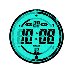 Symbolbild für Digital 6 watch face