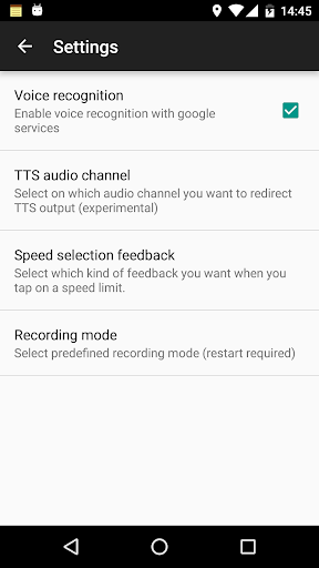 WME Speed Helper App Screen 3