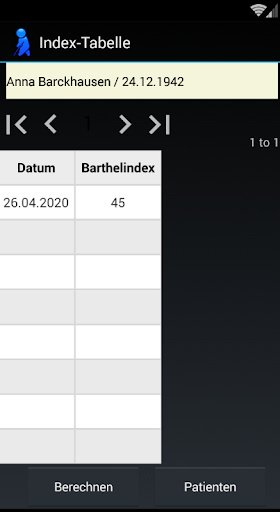 Barthel-Index Screen 3