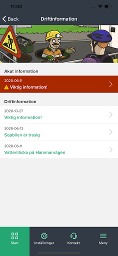 Kungälv Avfall Screen 2