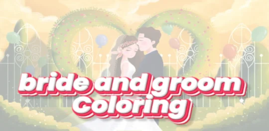 Bride & Groom Coloring