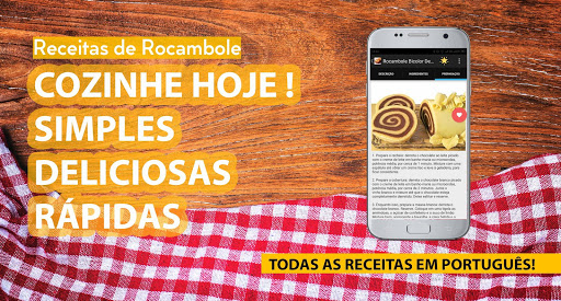 Android application Receitas De Rocambole screenshort