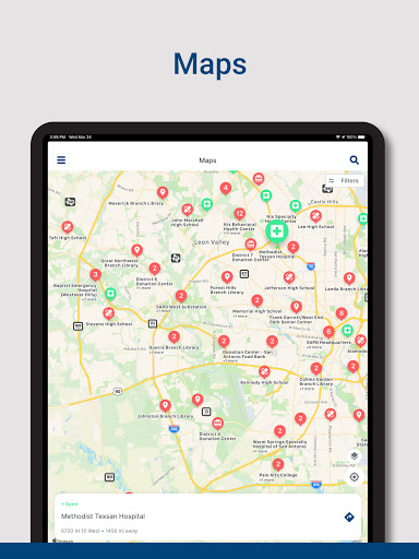 Screenshot of Ready South Texas