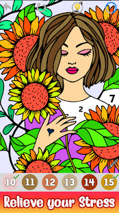 Beauty Color by Number - Girls Coloring Book Pages 2.4 APK + Mod (Free purchase) for Android