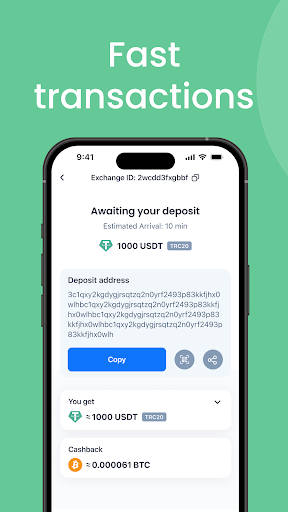 Crypto Exchange - Buy & Sell Screen 3