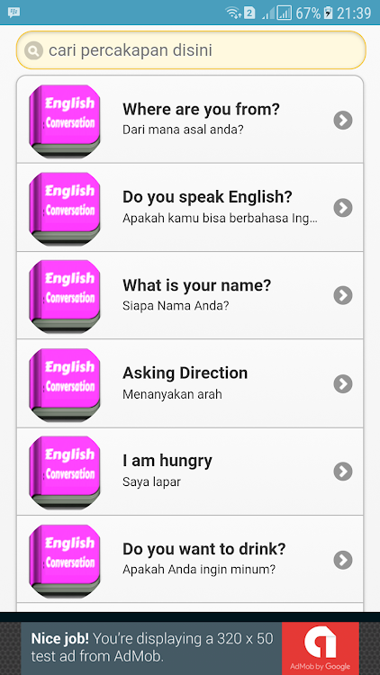 Belajar Bahasa Inggris Sehari - 1.6 - (Android)