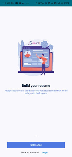 Android application Jobspri Job Search & Interview screenshort