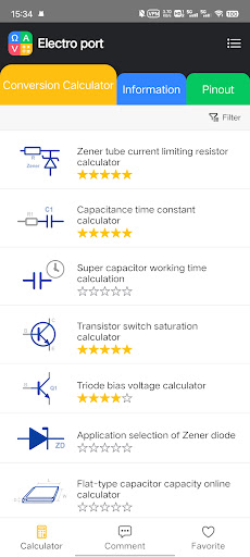 Android application Electro Port screenshort