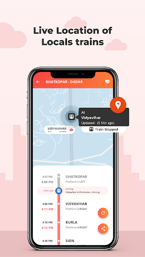 YATRI - Mumbai Local App. Screen 3