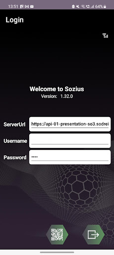 Android application Vescon Sozius screenshort