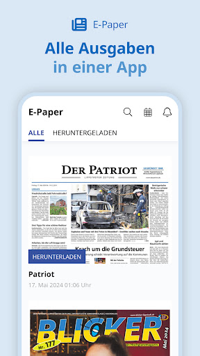 Android application Der Patriot Lippstadt screenshort