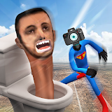Toilet Monster Game: Rope Game icon