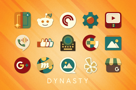 Dynasty - Retro Icon Pack Tangkapan layar