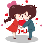 Cover Image of Download WASticker: Love Couple Sticker  APK