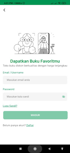 Android application Togamas screenshort